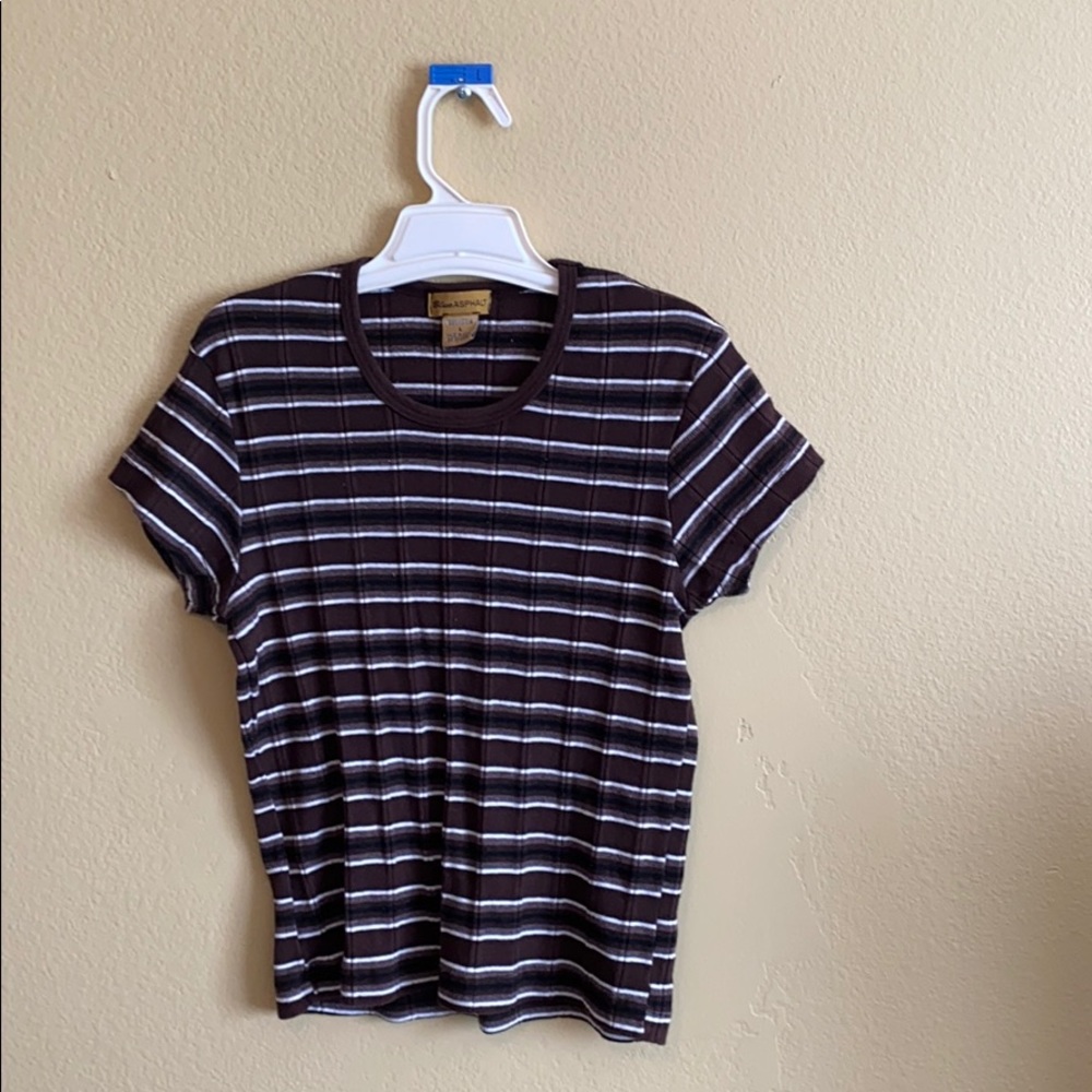 Blue Asphalt cotton short sleeve shirt large